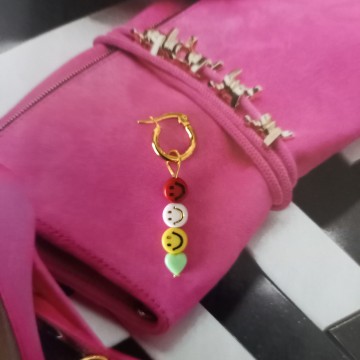 Oeteldonk Smiley oorbel