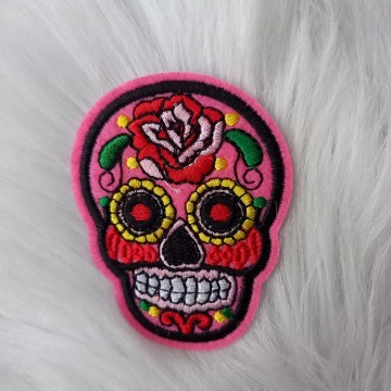 Skull Embleem Roze