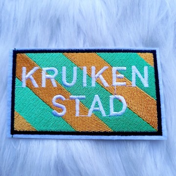 Kruikenstad Tekst Groen Oranje