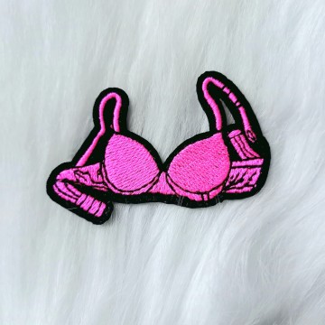 Roze BH Embleem   Strijkembleem