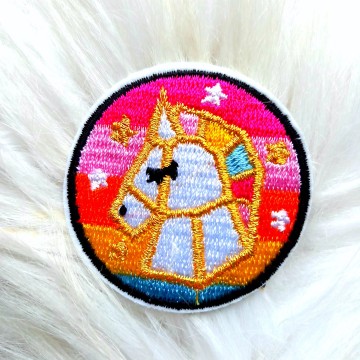 Unicorn Embleem Rond