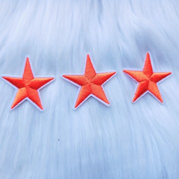 Oranje Sterren Embleem 3 stuks