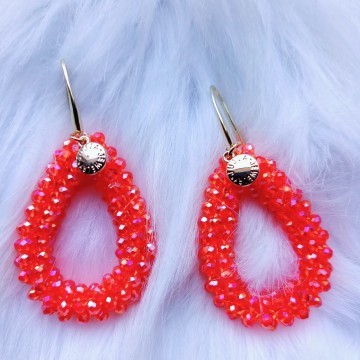 Oranje Oorbellen De Luxe