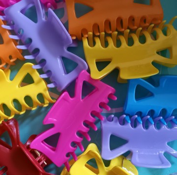 Limited Haar Clip Paars