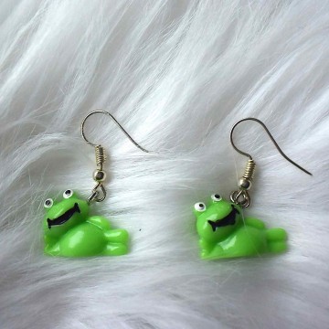 3d kikker Earrings