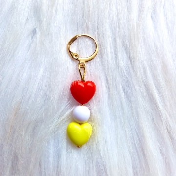 Hartjes rood wit geel