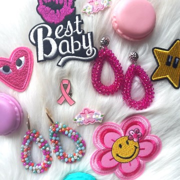 Best Baby Tekst Embleem Roze